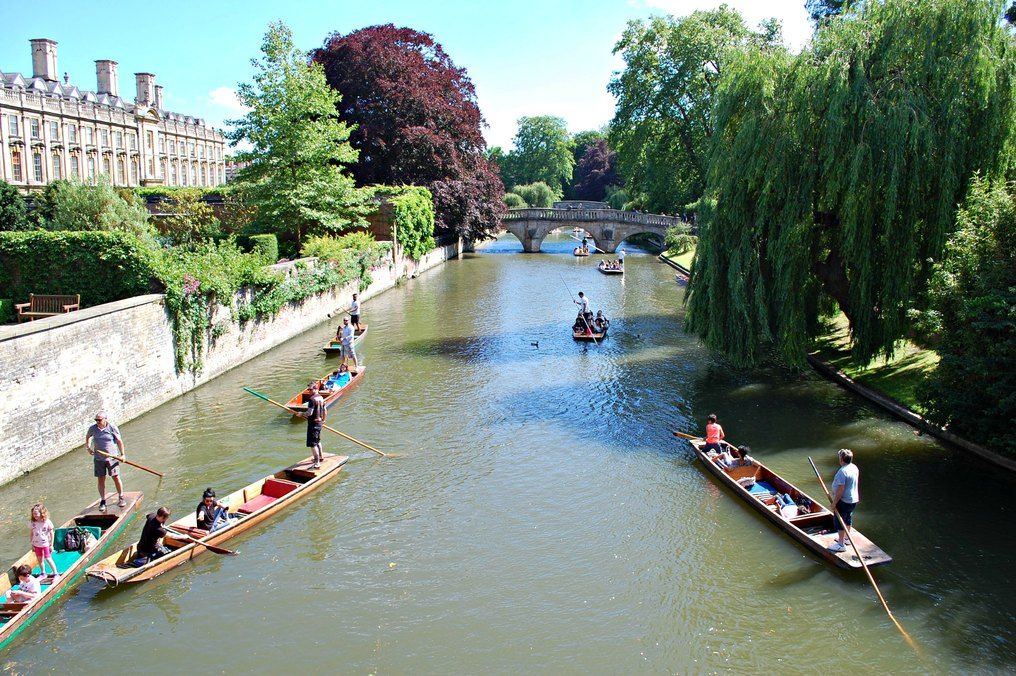 Punting on the river Cam