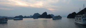 Sunset Over Ha Long Bay