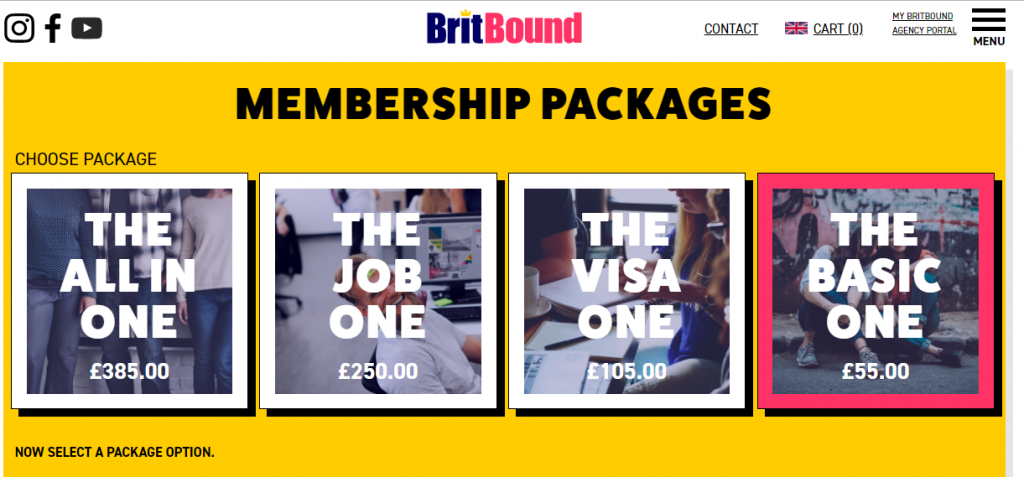 BritBound "The Basic Package"