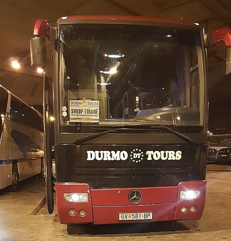 Durmo Tour Bus from Skopje to Tirana
