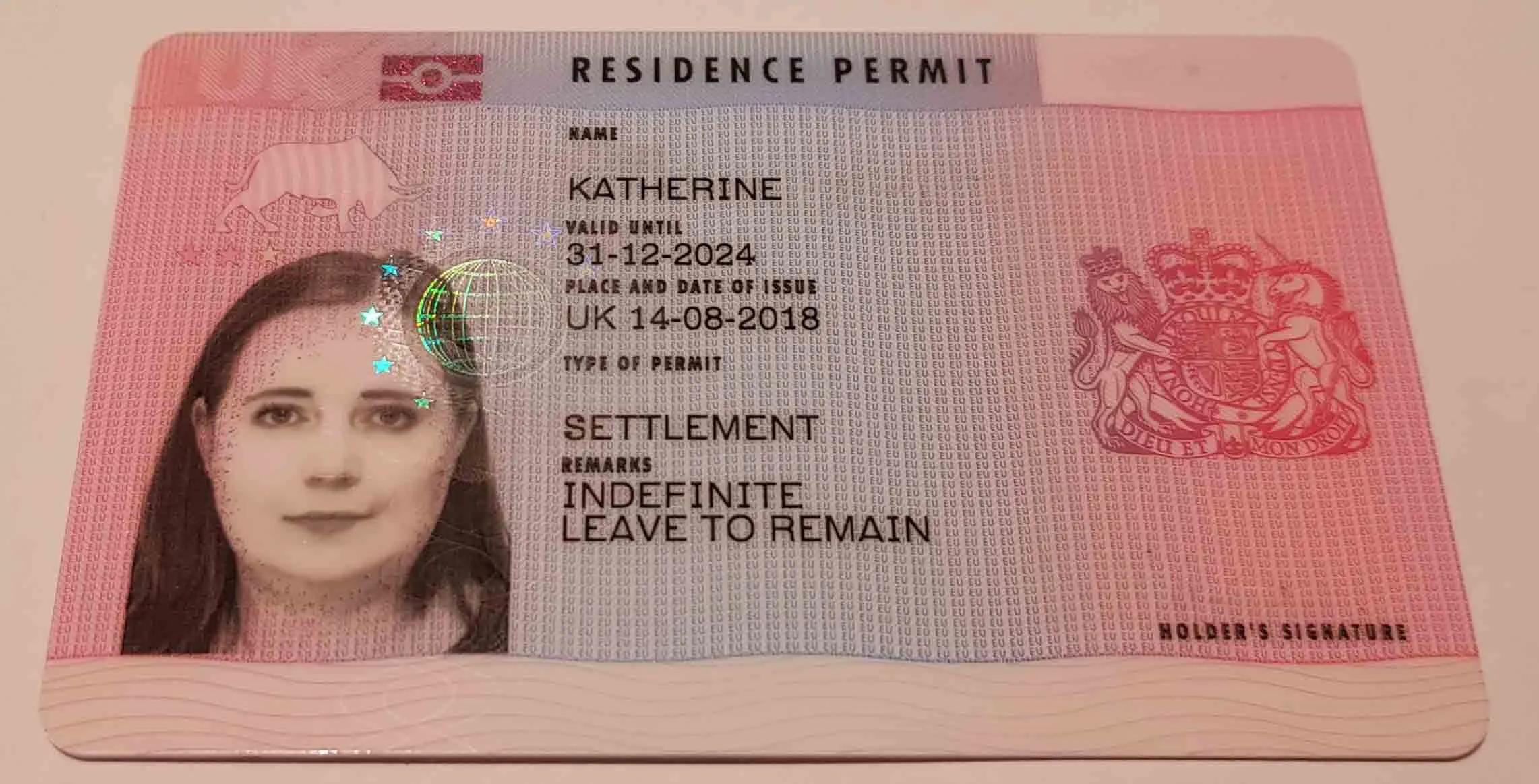 Biometric Residency Permit
