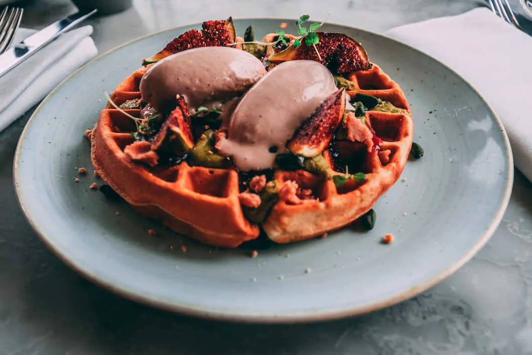 Incredible Waffles at Duck and Waffle