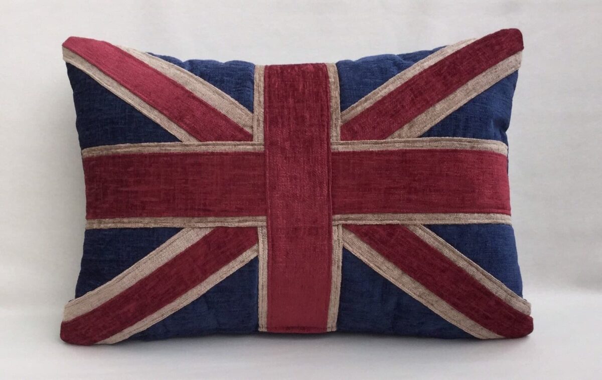 Union Jack Pillow by LOVE interiorsCo