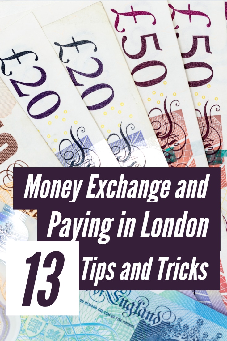 Money Exchange and Paying in London