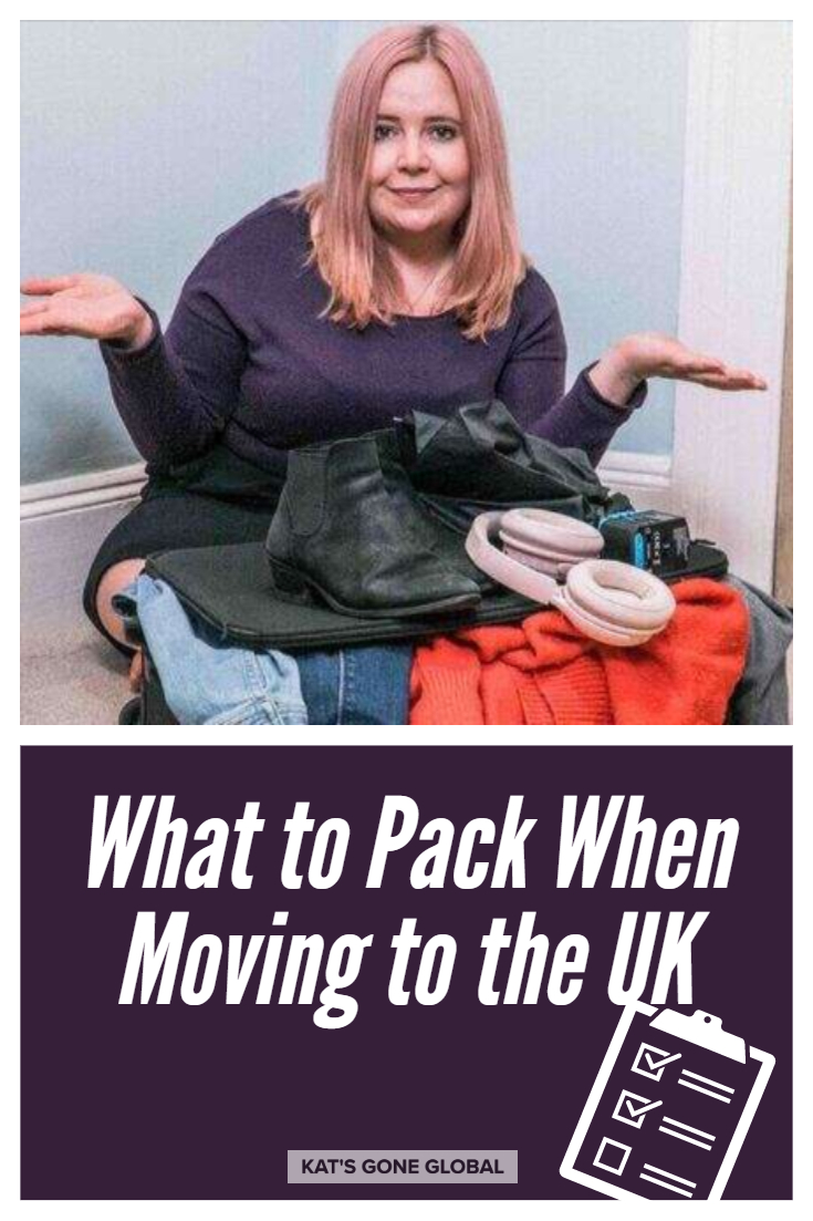 What to Pack When Moving to the UK