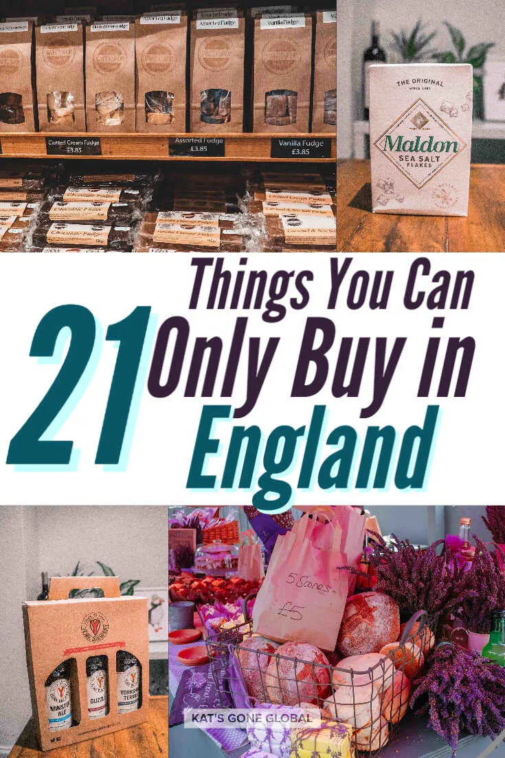 21 Things You Can Only Buy in England