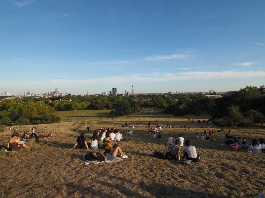 Primrose Hill is a popular spot for picnicking during summer. Not only does it host brilliant views but it has lots of green space.