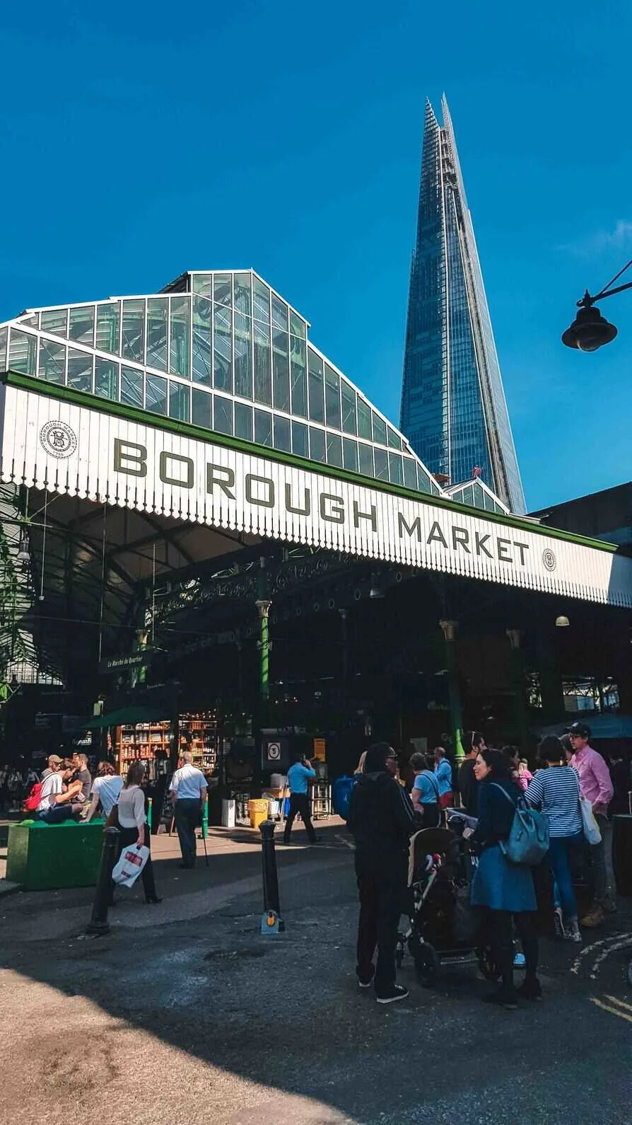 Borough Markets is on everyone's must-see list for good reason! The food here is amazing. If you come during the week you find the markets a little less crowded then on a Saturday. 