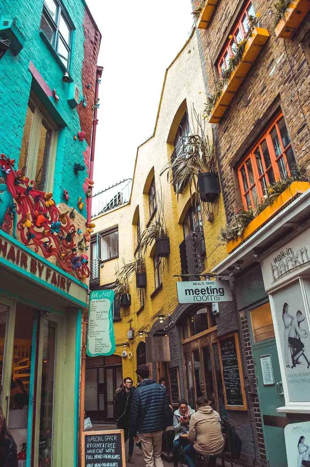 Neal's Yard is a short walk from Covent Garden lined with cute cafes and restaurants. Plus the colourful buildings make for a good photo op. 