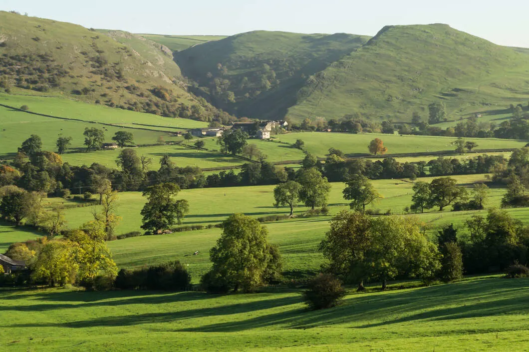 View towards Thorpe Cloud, Dovedale