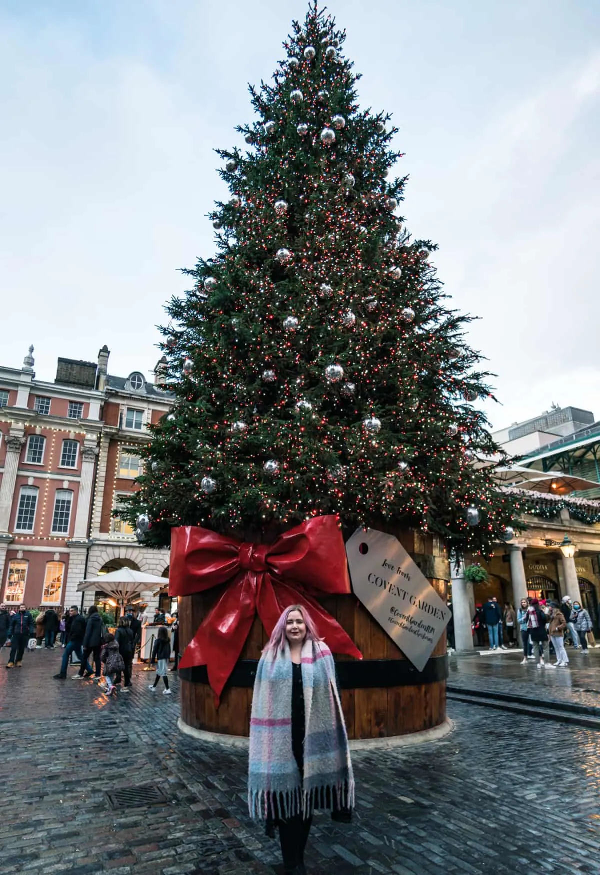 Christmas tree in Covent Garden