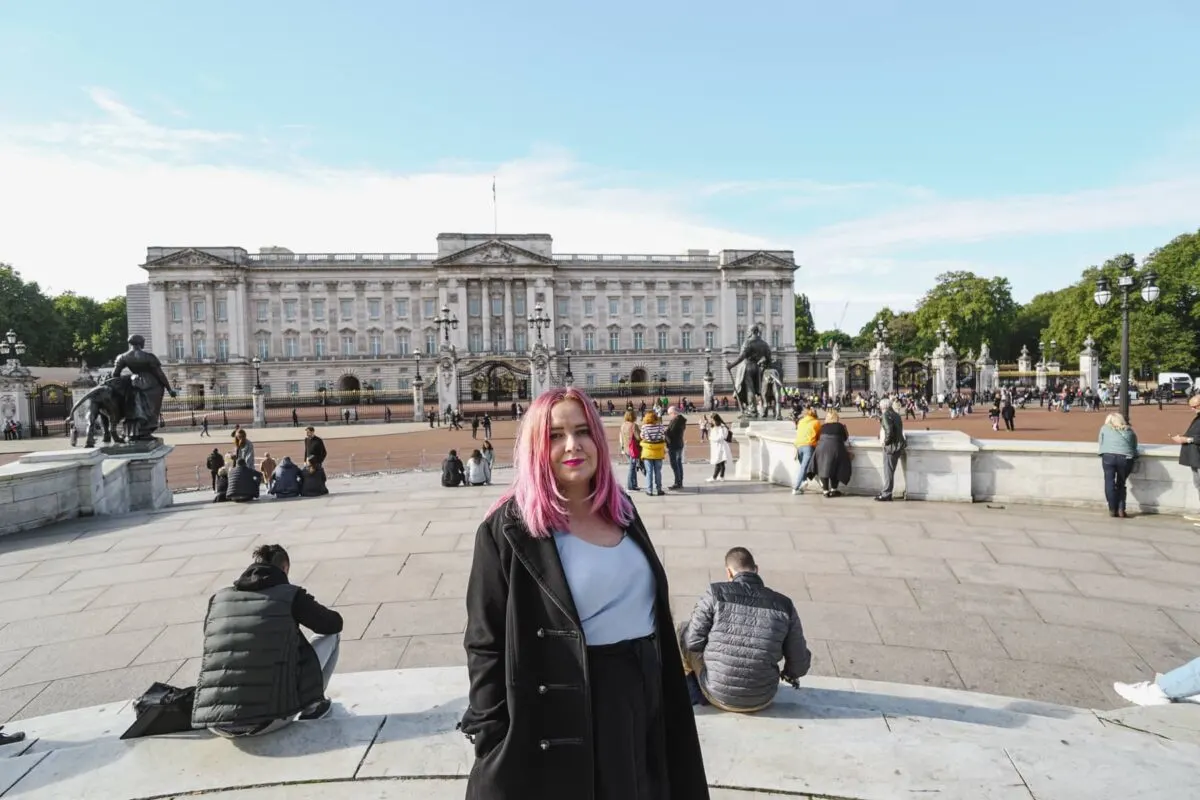 Kat at Buckingham Palace