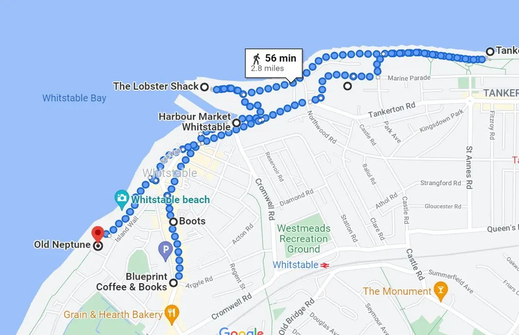 Whitstable Walking Map