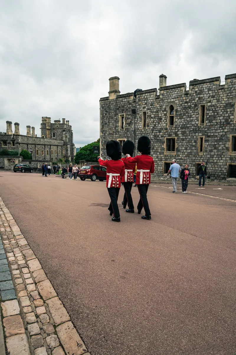Changing of the Guard at Windsor Castle 