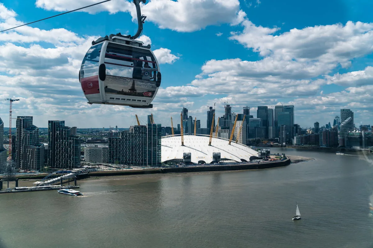 Emirates Air Line to Greenwich