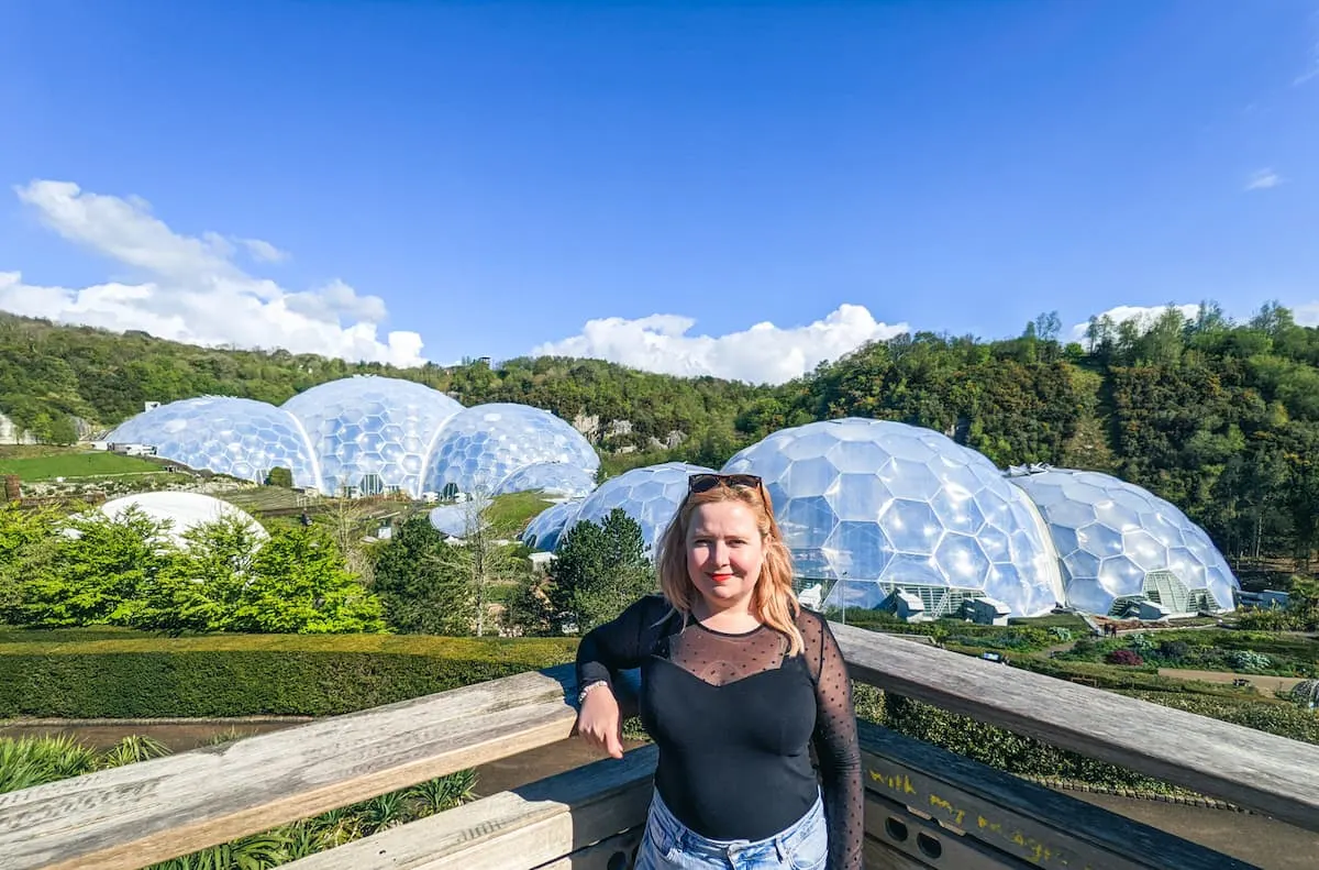 Visiting the Eden Project in Cornwall. 