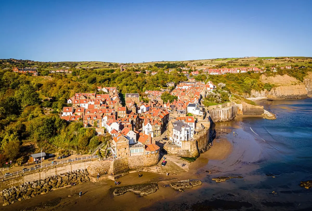 Robin Hood`s Bay, a picturesque old fishing village